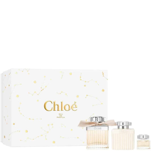 CHLOE SIGNATURE 3 PCS SET FOR WOMEN: 2.5 EAU DE PARFUM SPRAY + 3.4 BODY LOTION + 0.17 EAU DE PARFUM